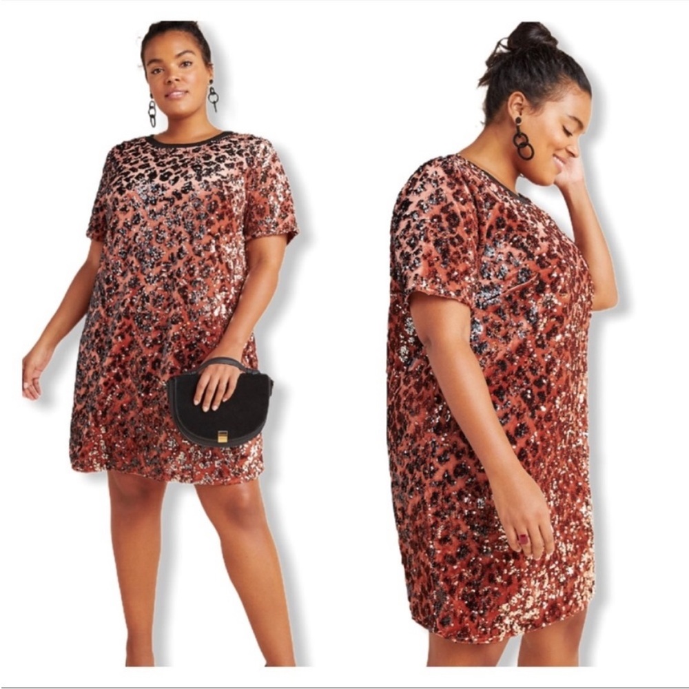 Anthropologie Ro & De Andi sequin dress New